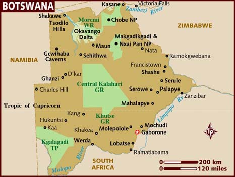 botswana destinations